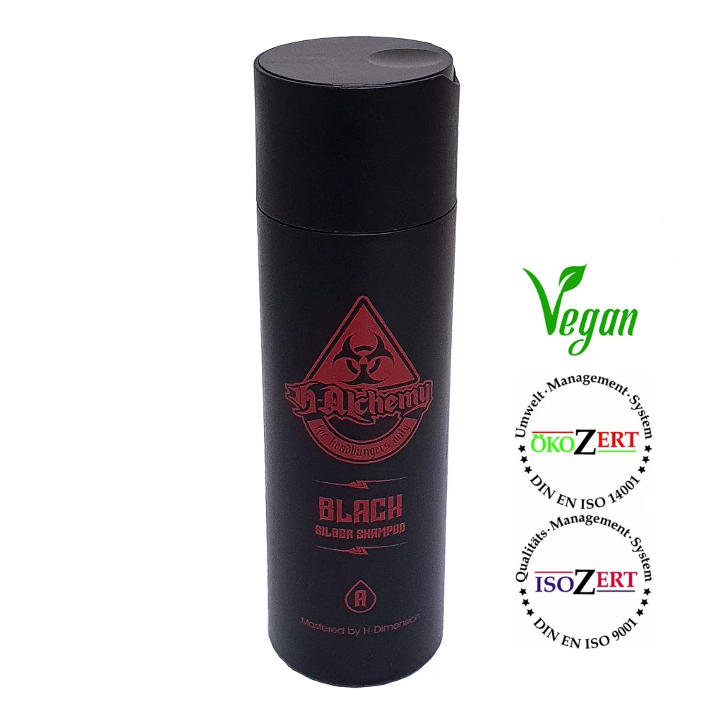 BLACK – Silber Shampoo-100% VEGAN - H-Alchemy